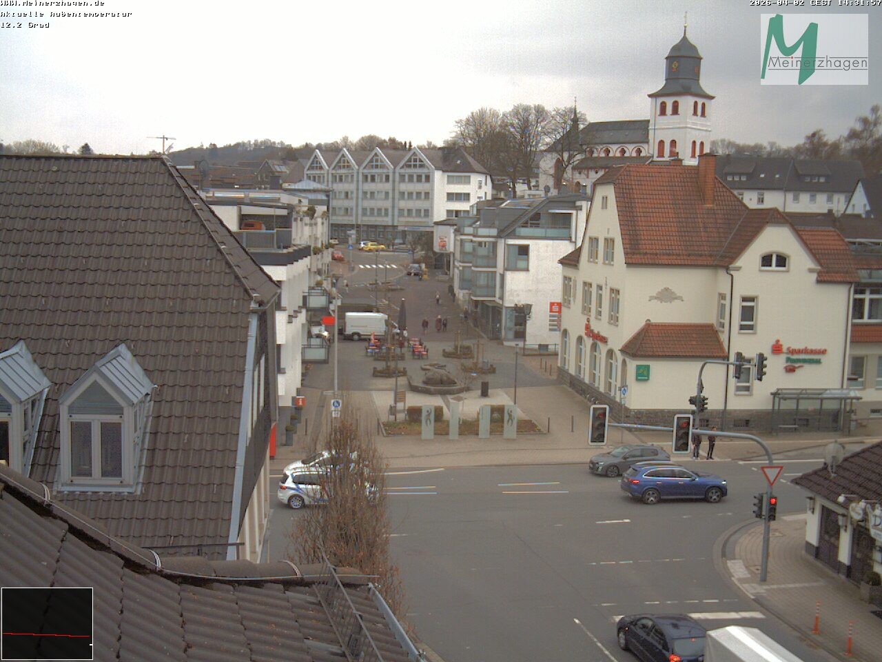 Archiv Foto Webcam Meinerzhagen: Blick vom Rathaus