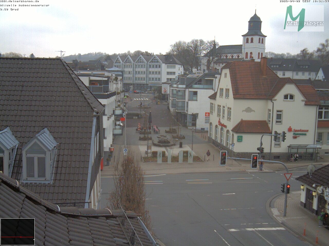 Archiv Foto Webcam Meinerzhagen: Blick vom Rathaus