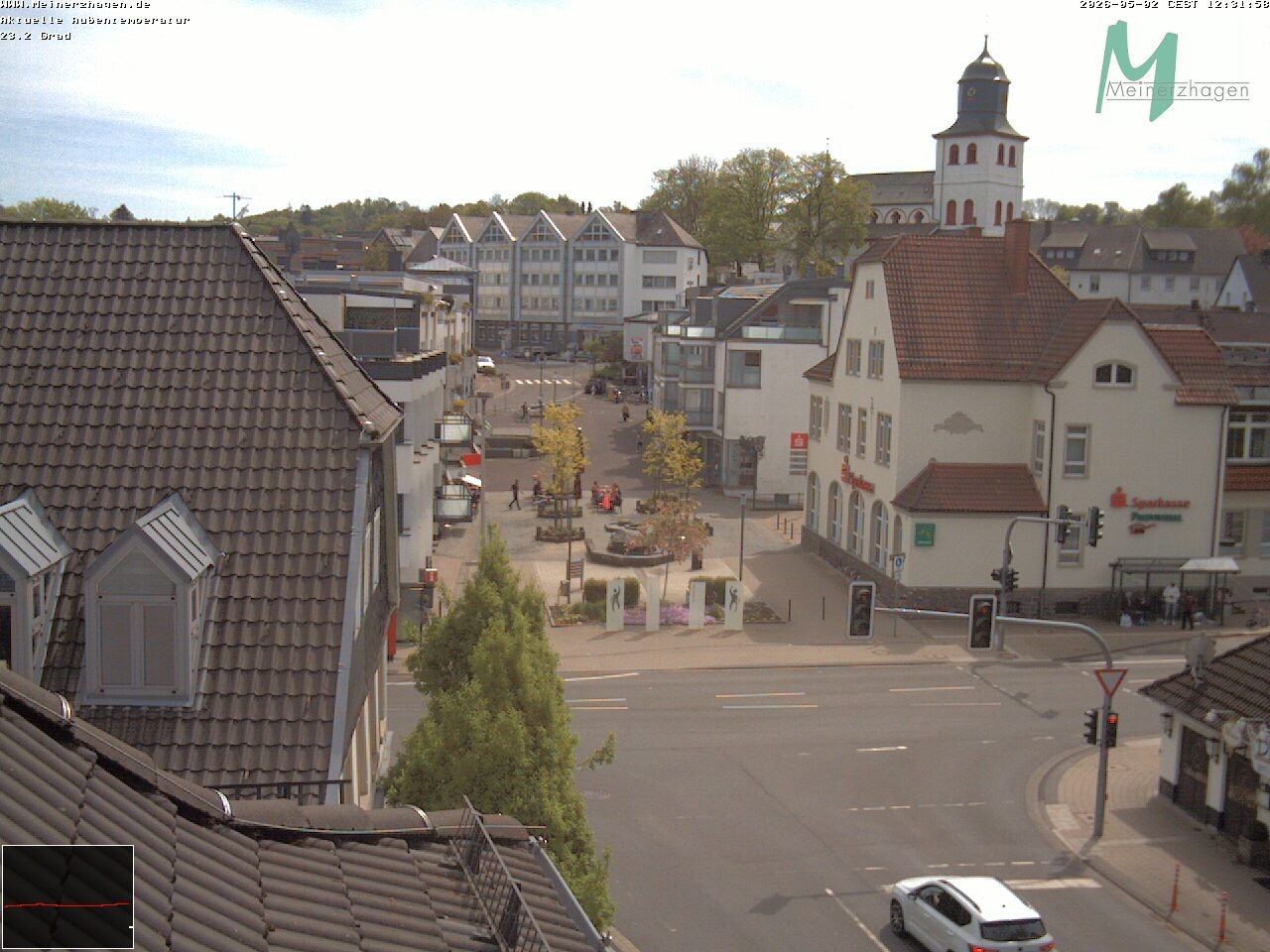 Archiv Foto Webcam Meinerzhagen: Blick vom Rathaus