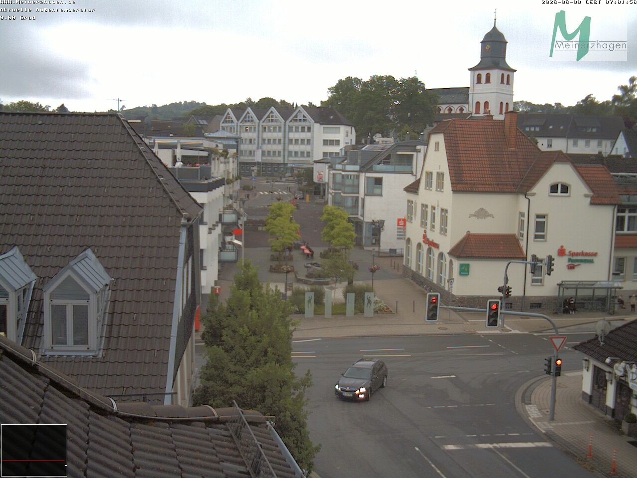 Archiv Foto Webcam Meinerzhagen: Blick vom Rathaus