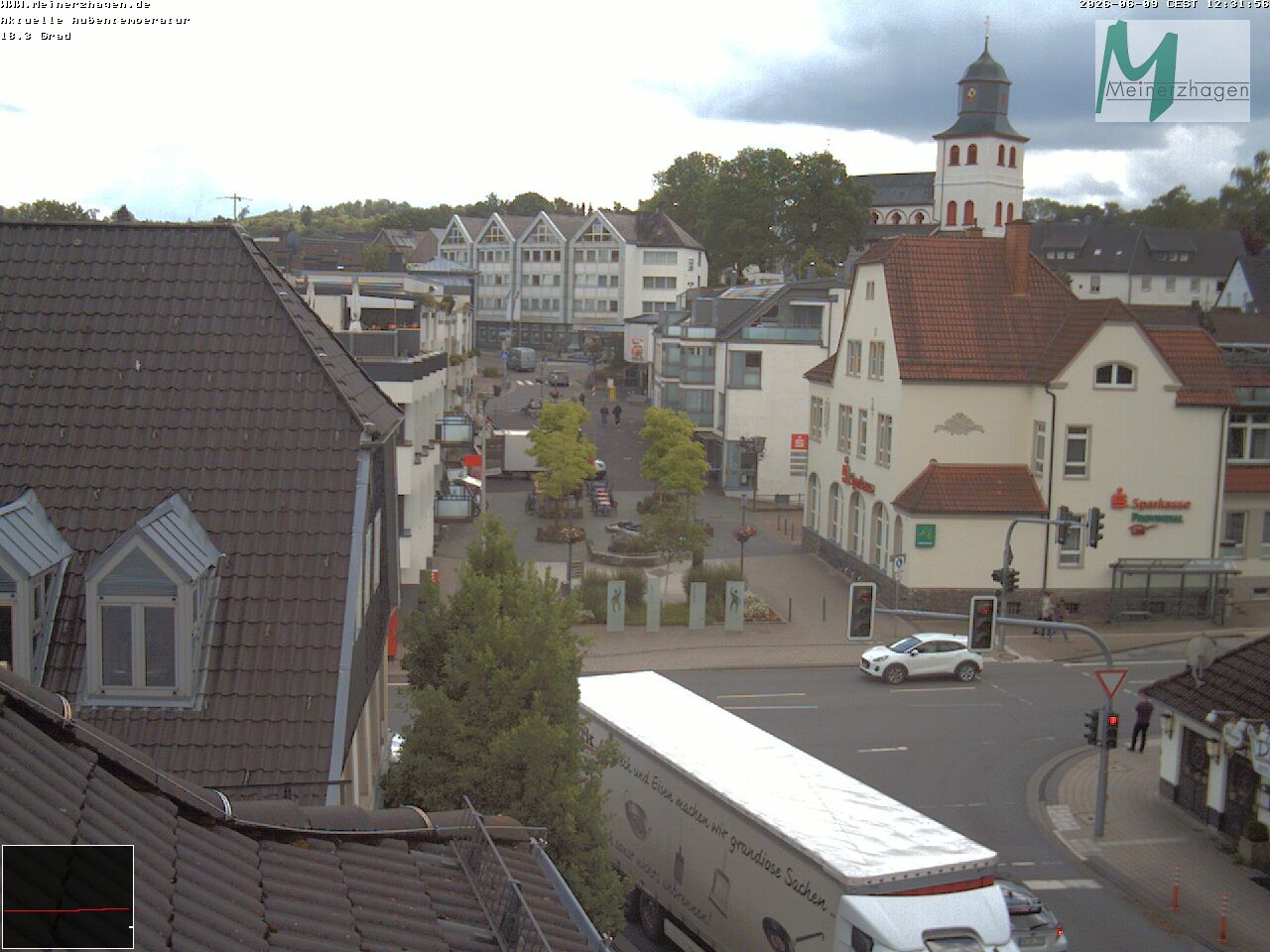 Archiv Foto Webcam Meinerzhagen: Blick vom Rathaus