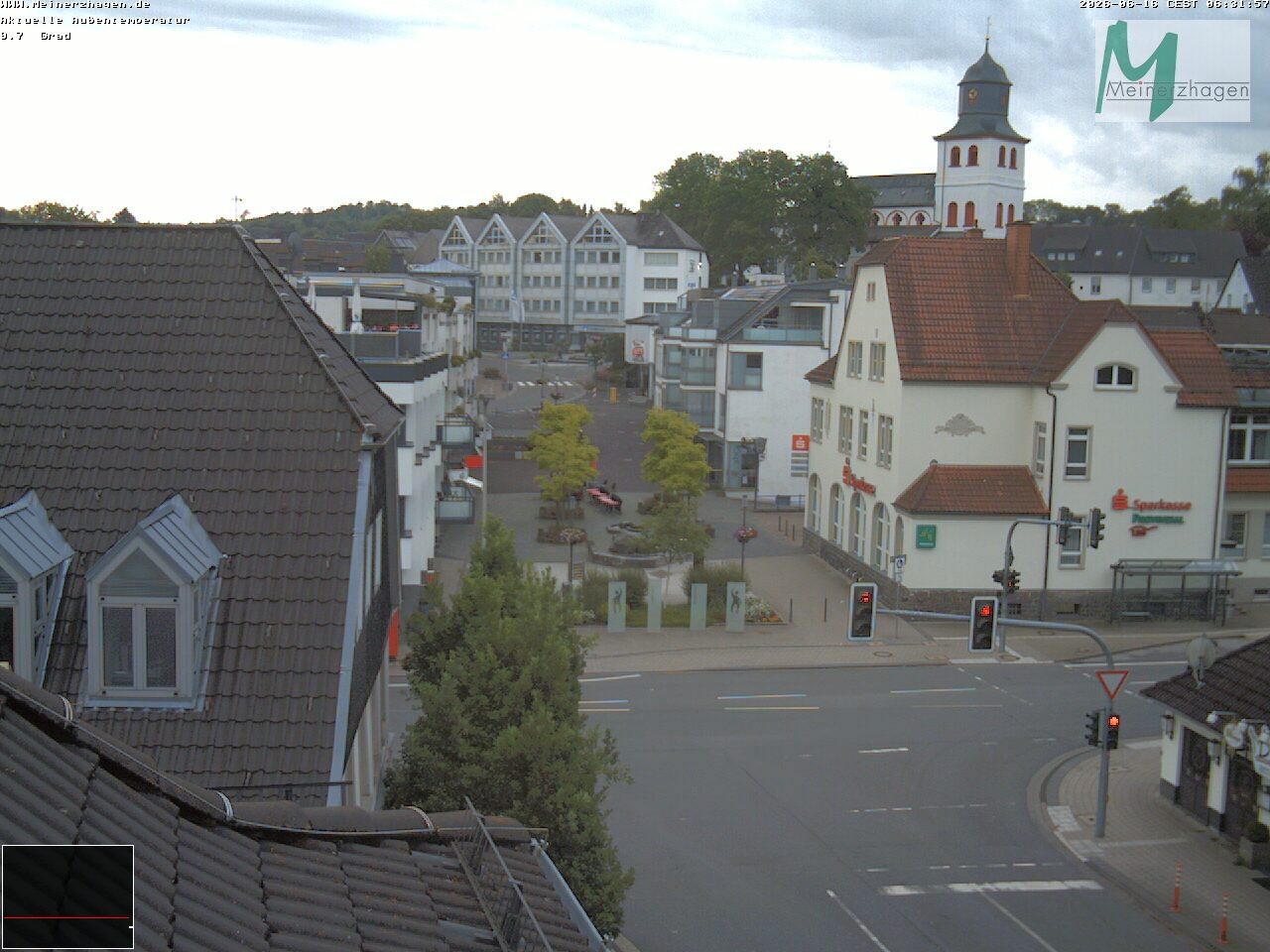 Archiv Foto Webcam Meinerzhagen: Blick vom Rathaus