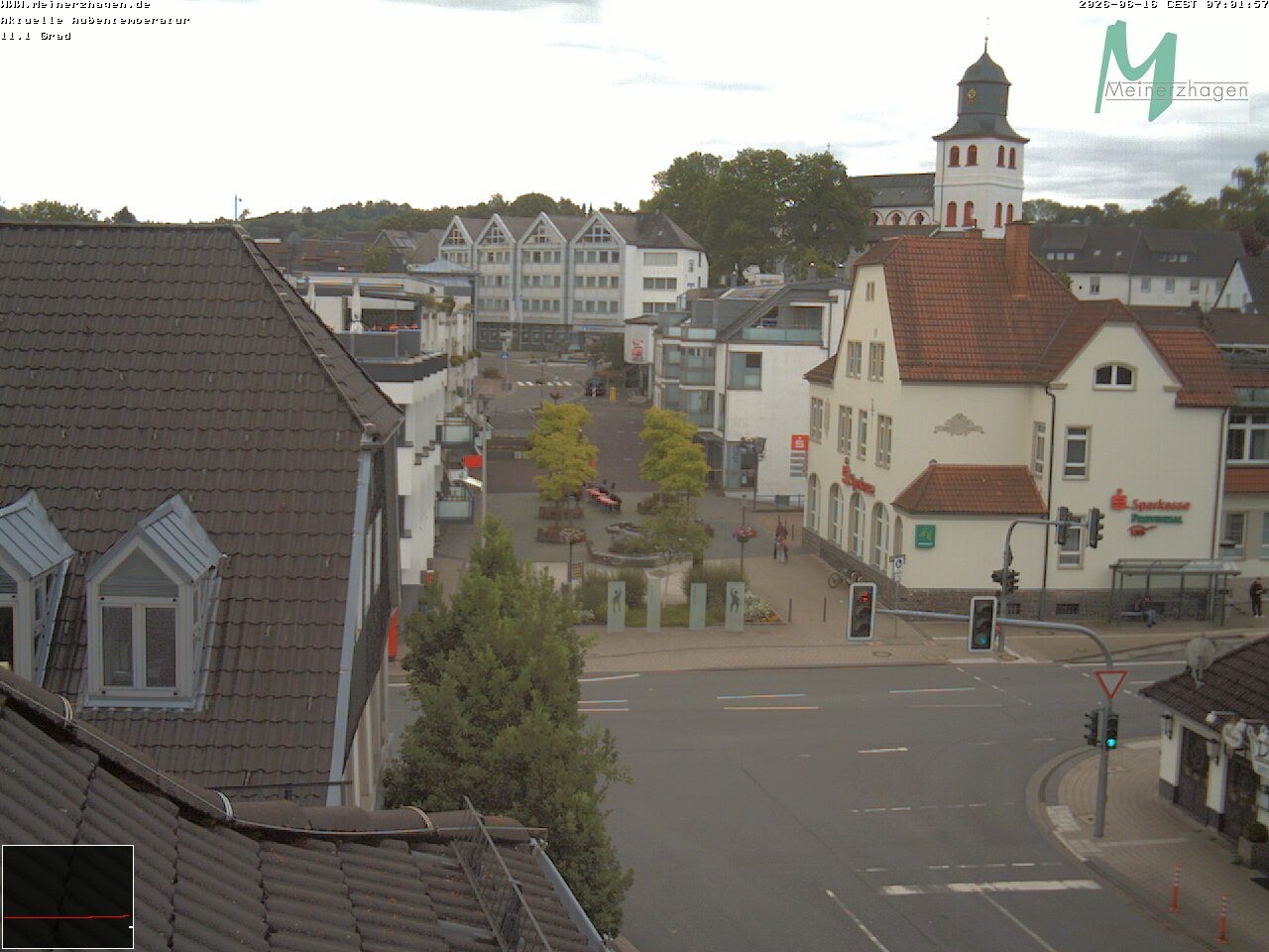 Archiv Foto Webcam Meinerzhagen: Blick vom Rathaus