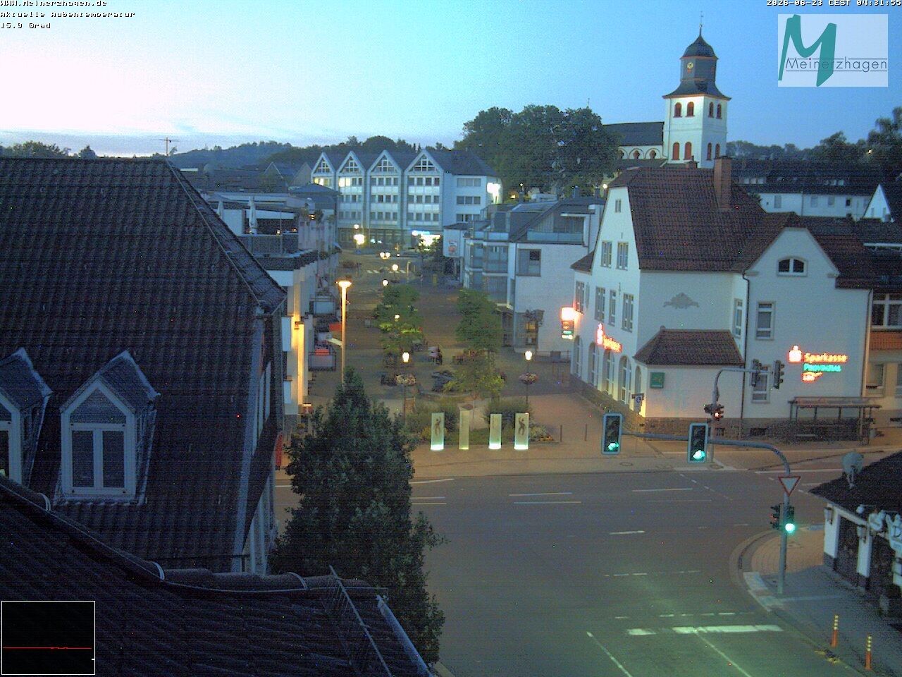 Archiv Foto Webcam Meinerzhagen: Blick vom Rathaus