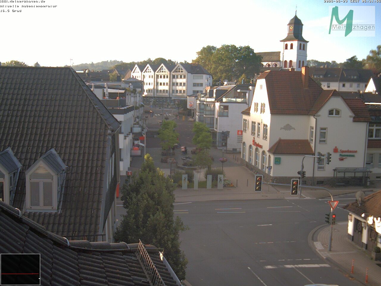 Archiv Foto Webcam Meinerzhagen: Blick vom Rathaus