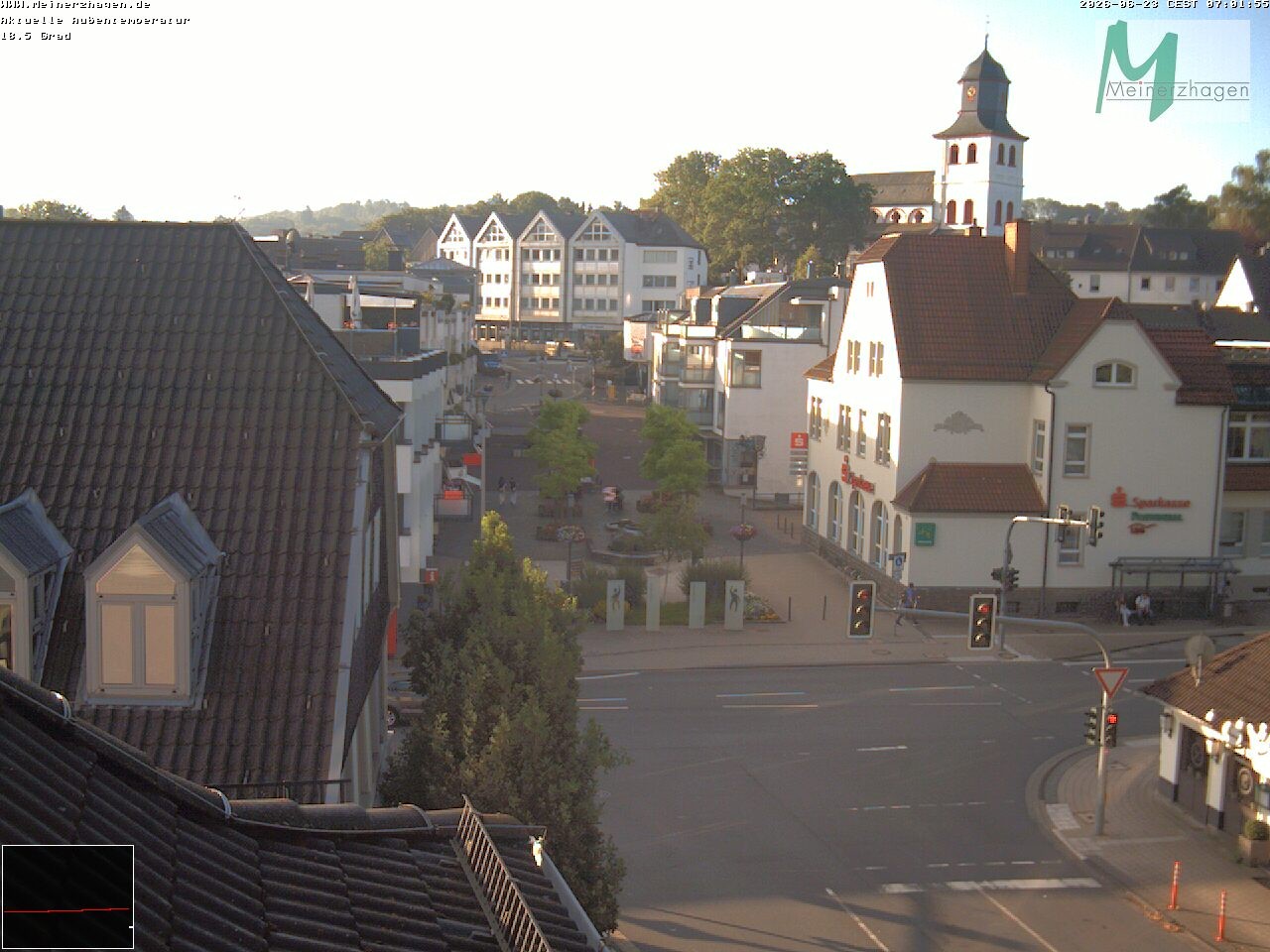 Archiv Foto Webcam Meinerzhagen: Blick vom Rathaus