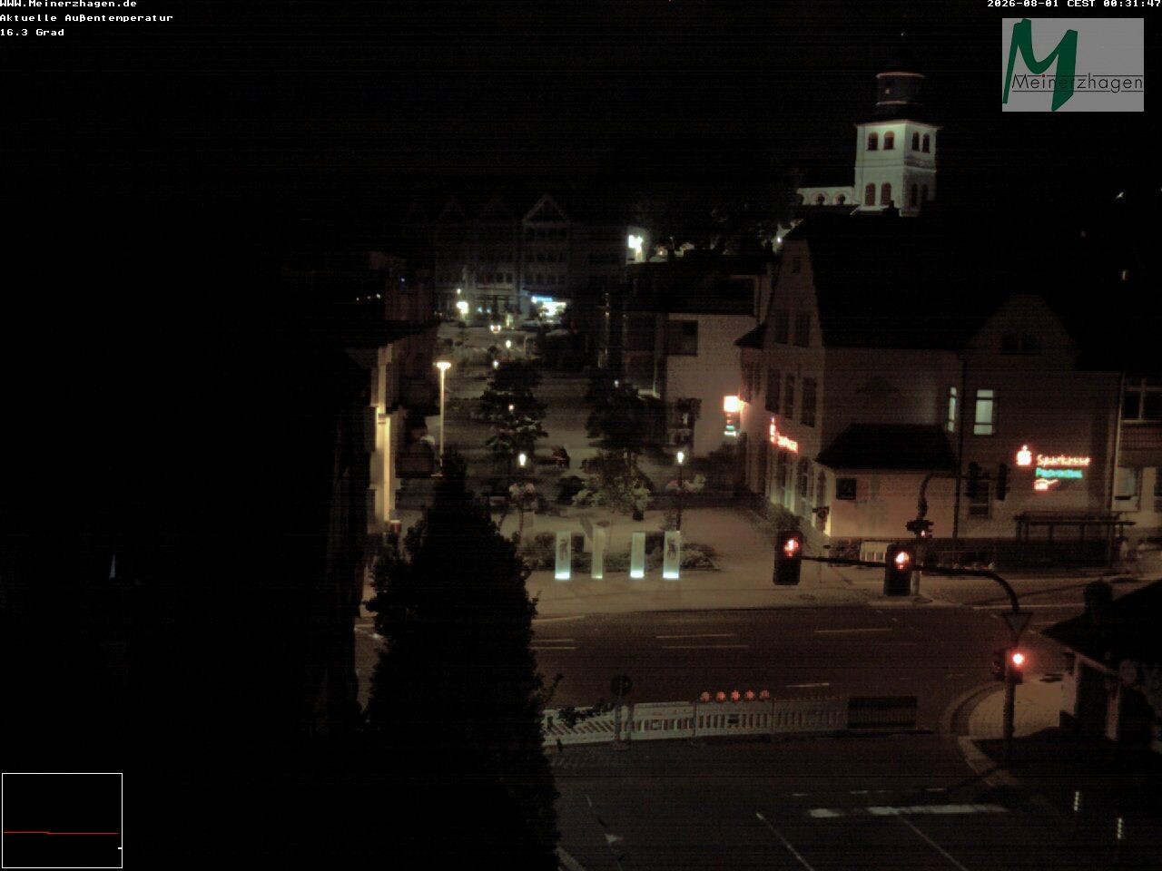 Archiv Foto Webcam Meinerzhagen: Blick vom Rathaus