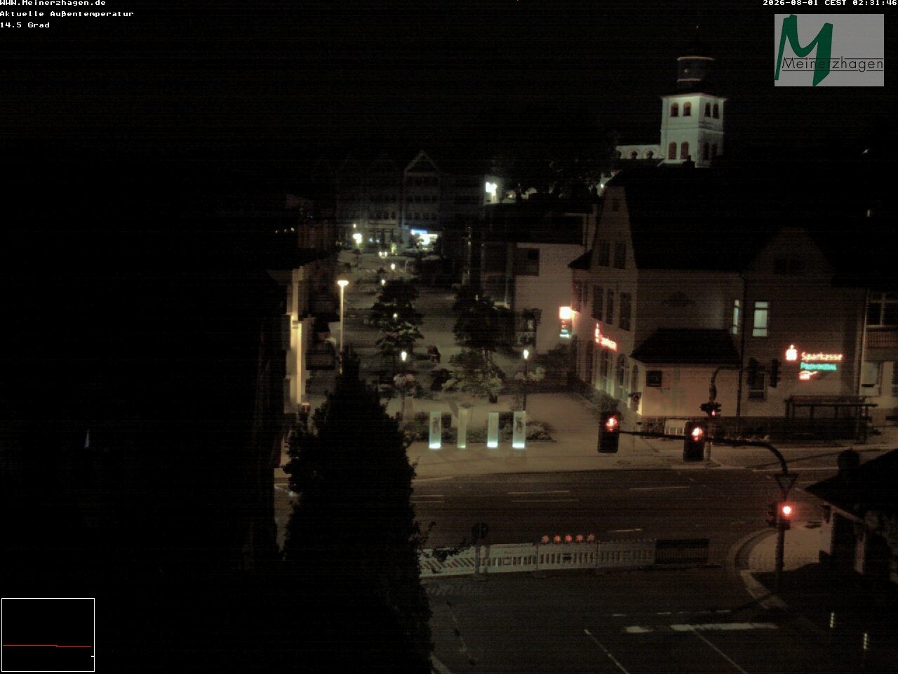 Archiv Foto Webcam Meinerzhagen: Blick vom Rathaus