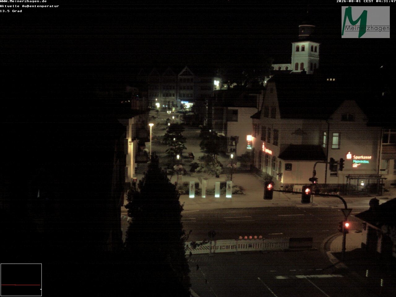 Archiv Foto Webcam Meinerzhagen: Blick vom Rathaus