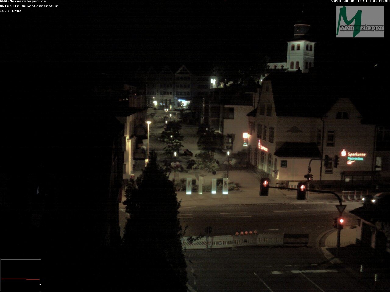Archiv Foto Webcam Meinerzhagen: Blick vom Rathaus