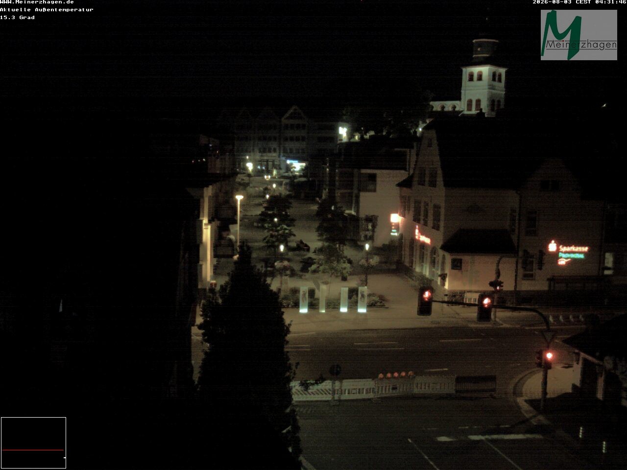 Archiv Foto Webcam Meinerzhagen: Blick vom Rathaus