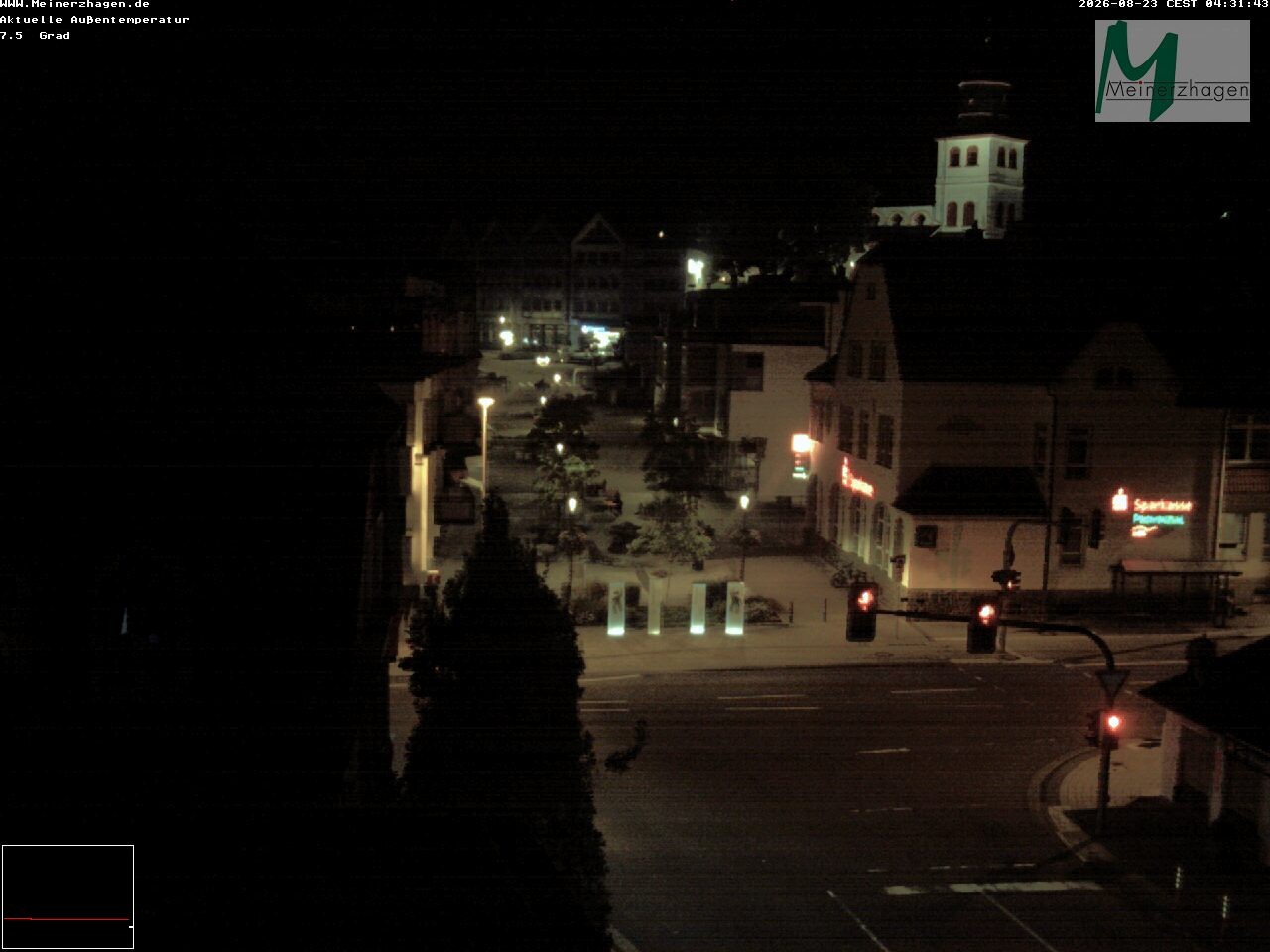 Archiv Foto Webcam Meinerzhagen: Blick vom Rathaus