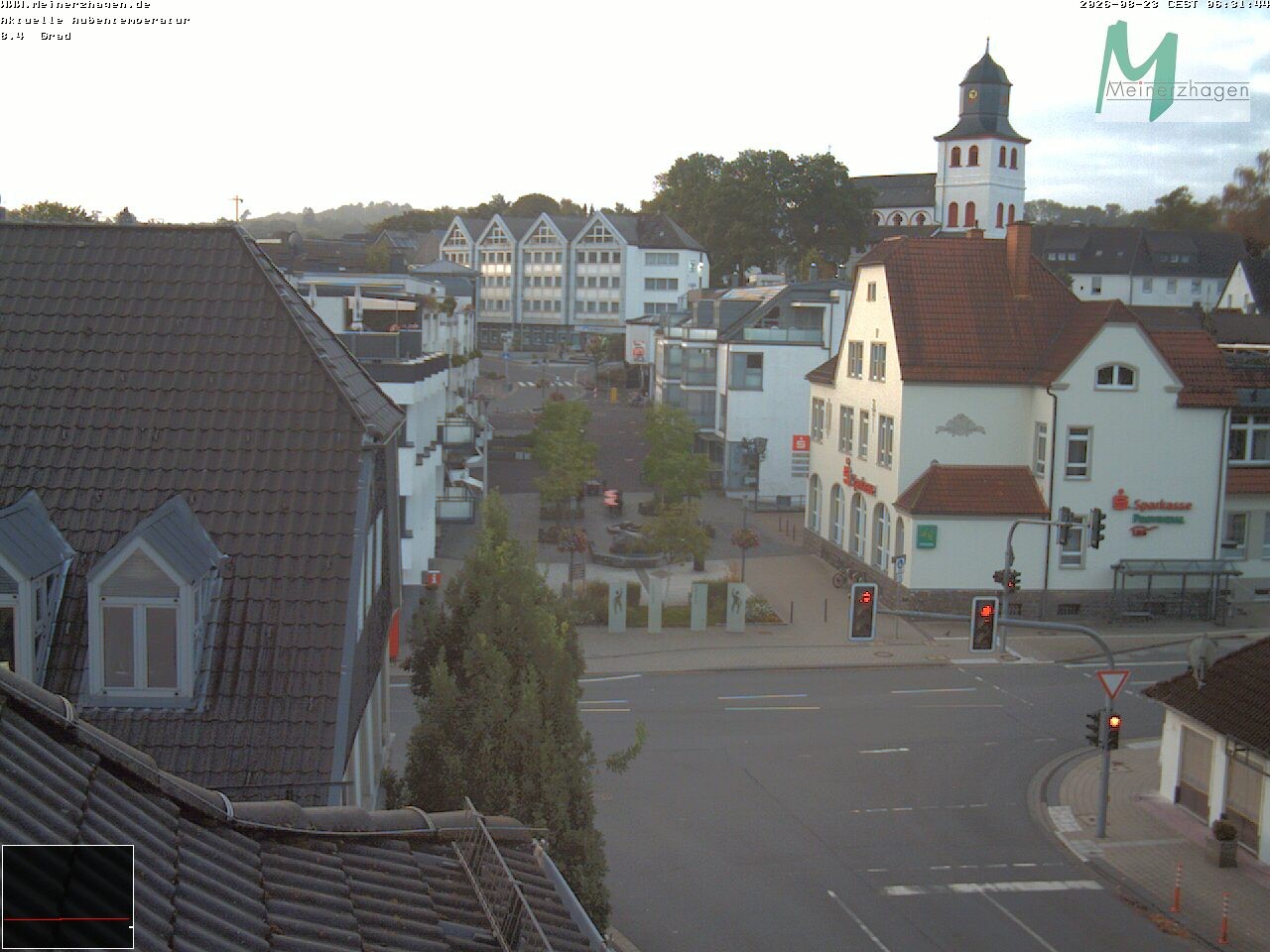 Archiv Foto Webcam Meinerzhagen: Blick vom Rathaus