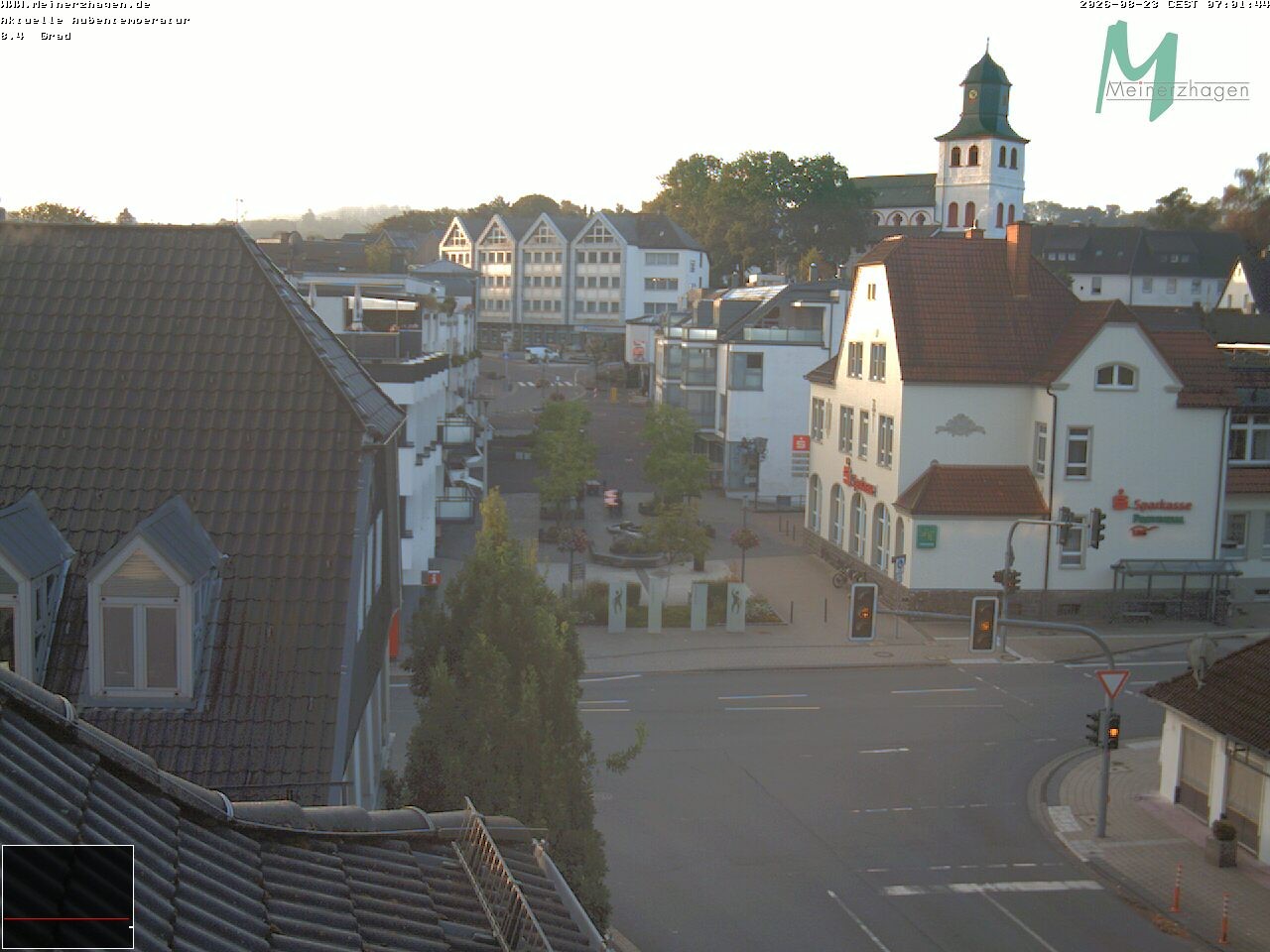 Archiv Foto Webcam Meinerzhagen: Blick vom Rathaus