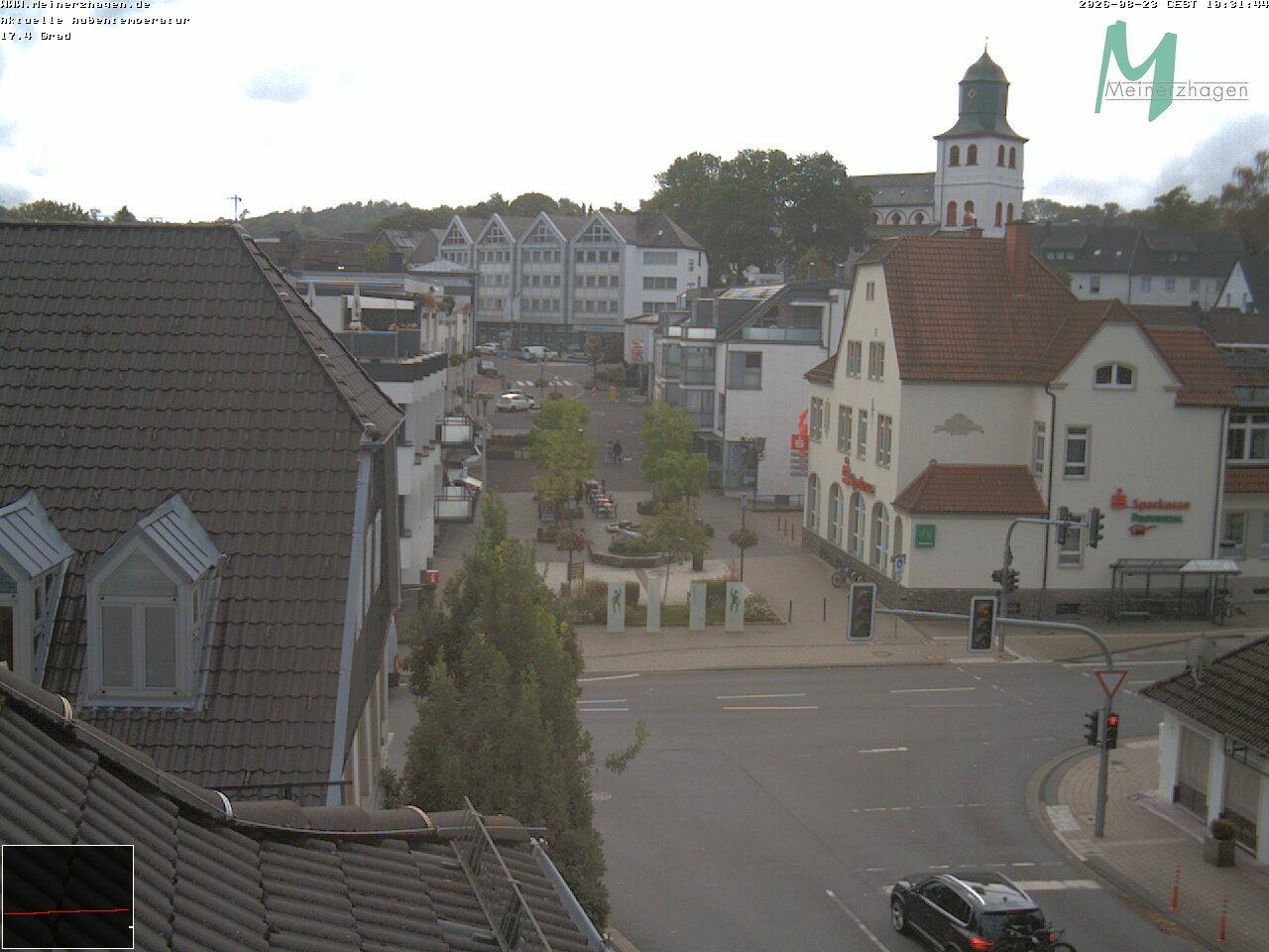 Archiv Foto Webcam Meinerzhagen: Blick vom Rathaus