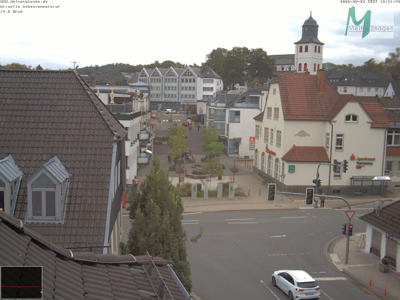 Archiv Foto Webcam Meinerzhagen: Blick vom Rathaus