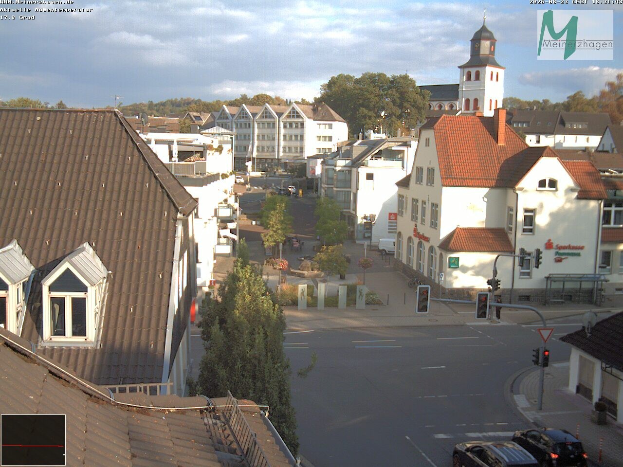 Archiv Foto Webcam Meinerzhagen: Blick vom Rathaus