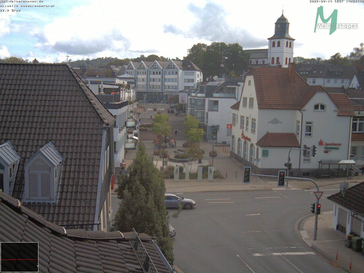 Archiv Foto Webcam Meinerzhagen: Blick vom Rathaus