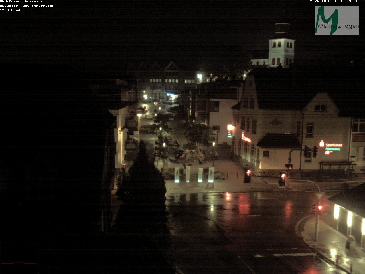 Archiv Foto Webcam Meinerzhagen: Blick vom Rathaus