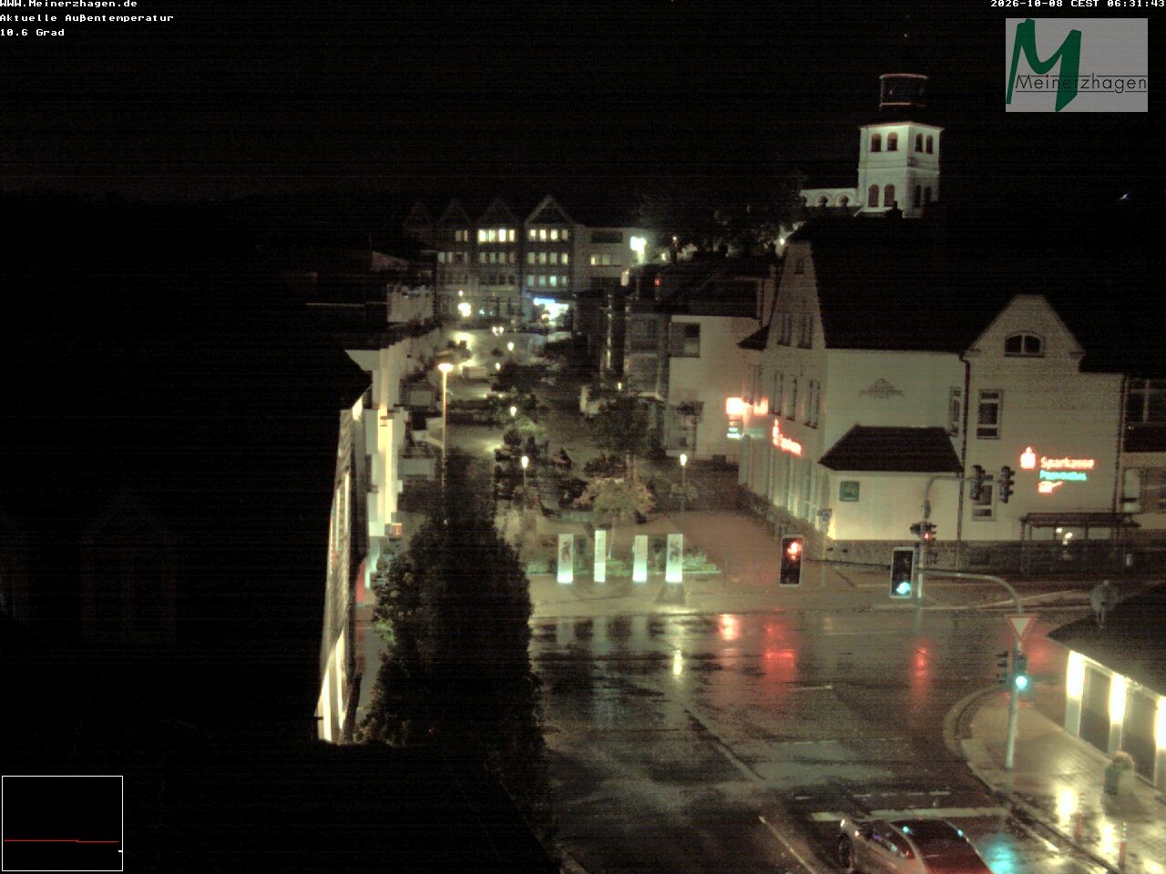 Archiv Foto Webcam Meinerzhagen: Blick vom Rathaus