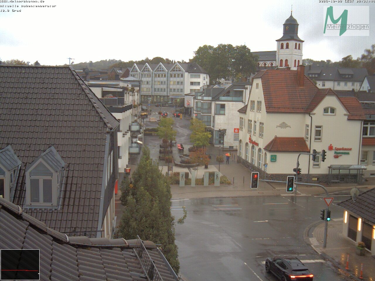 Archiv Foto Webcam Meinerzhagen: Blick vom Rathaus