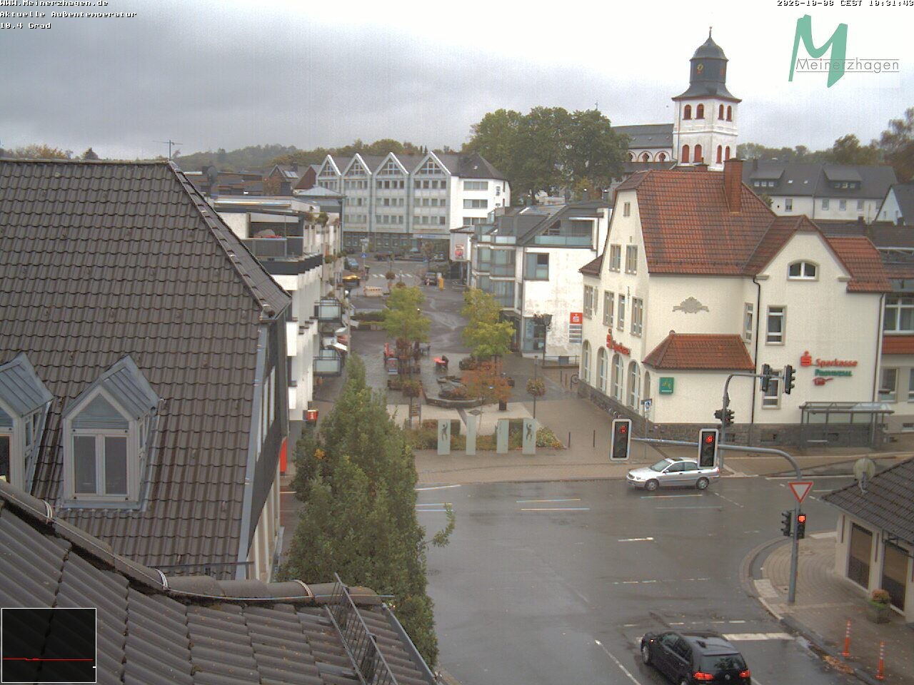 Archiv Foto Webcam Meinerzhagen: Blick vom Rathaus