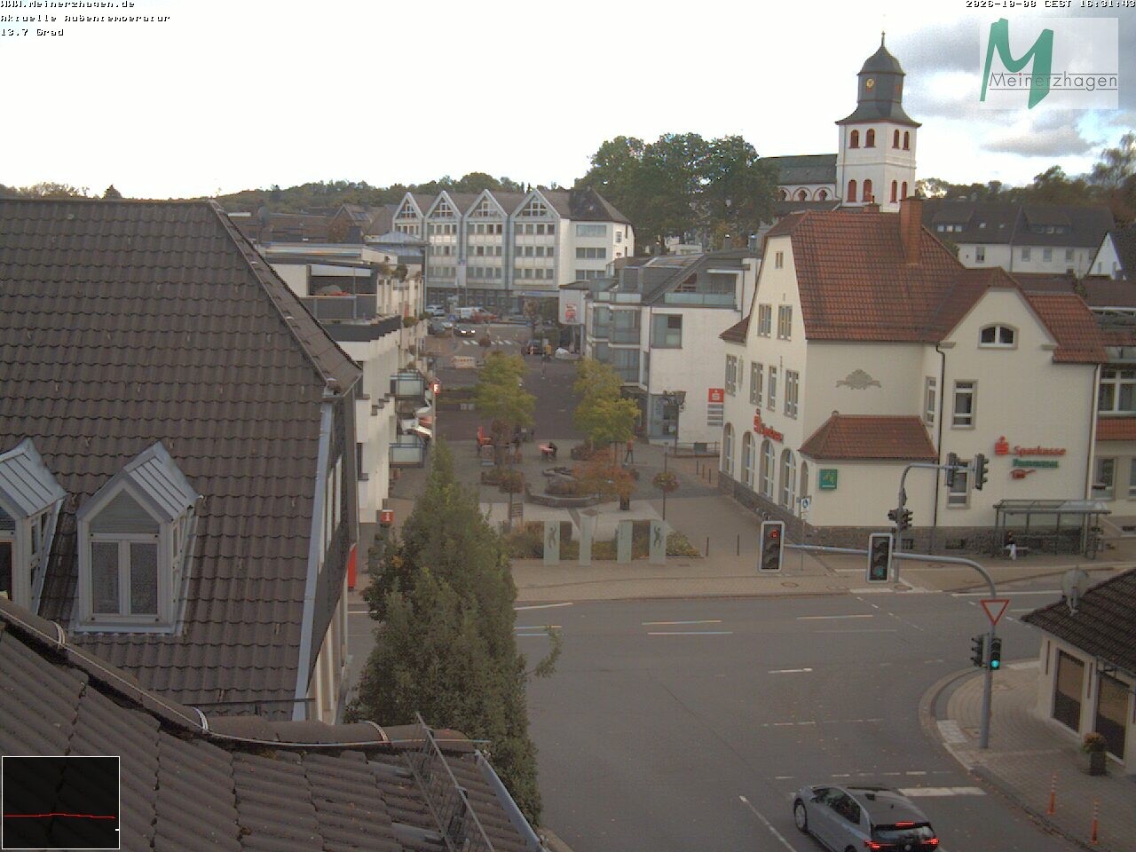 Archiv Foto Webcam Meinerzhagen: Blick vom Rathaus
