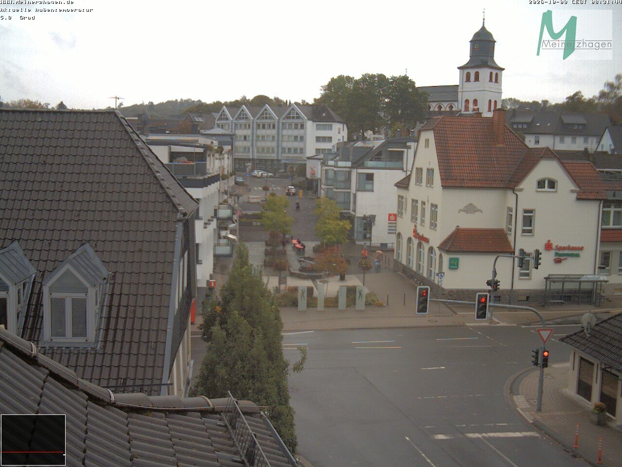 Archiv Foto Webcam Meinerzhagen: Blick vom Rathaus
