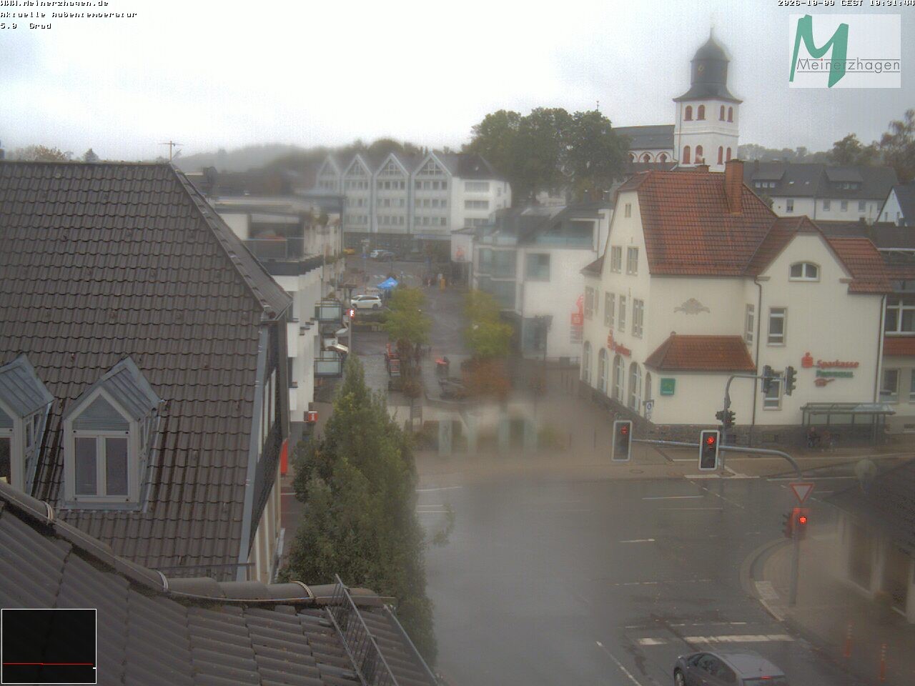 Archiv Foto Webcam Meinerzhagen: Blick vom Rathaus