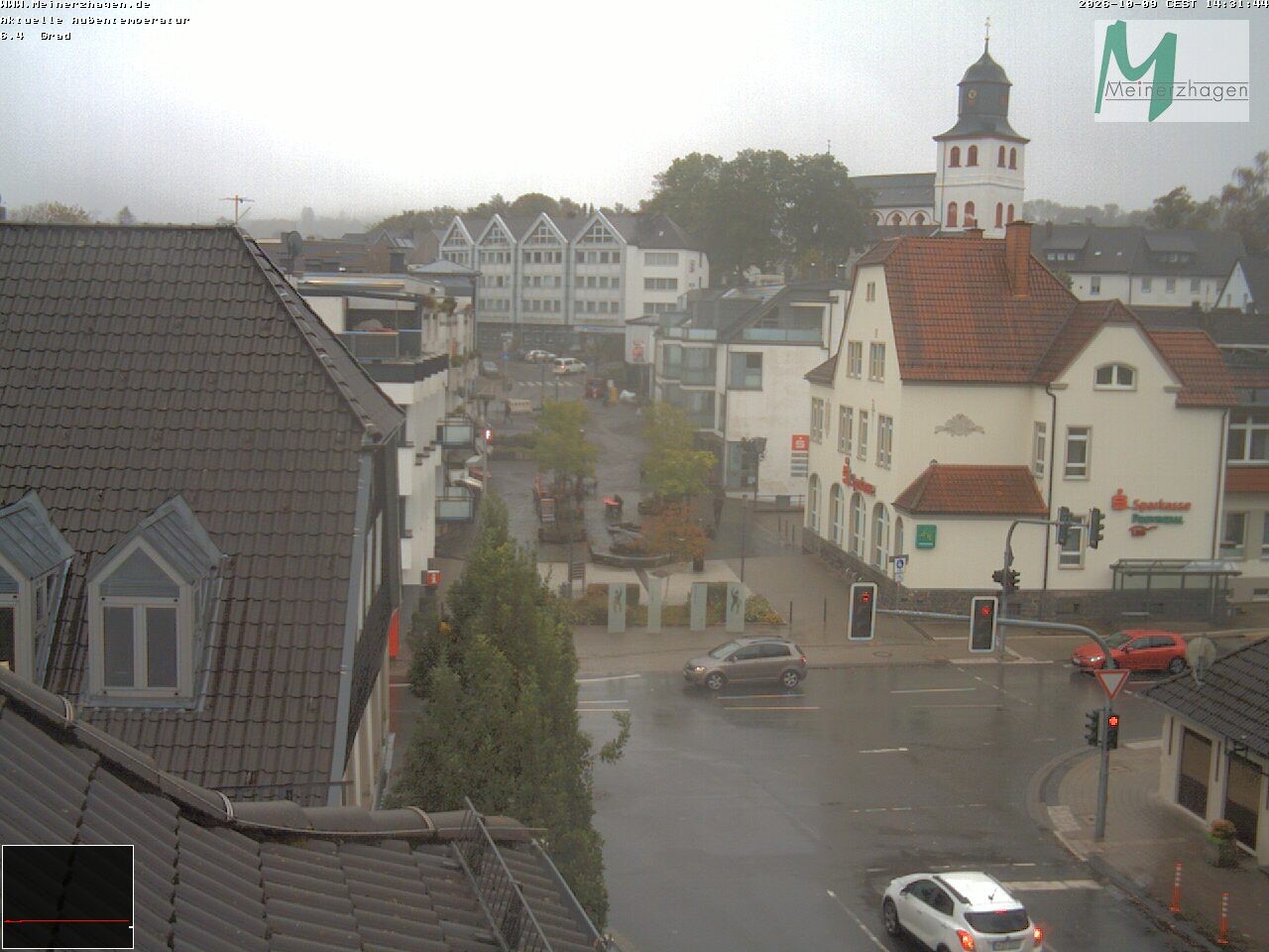 Archiv Foto Webcam Meinerzhagen: Blick vom Rathaus