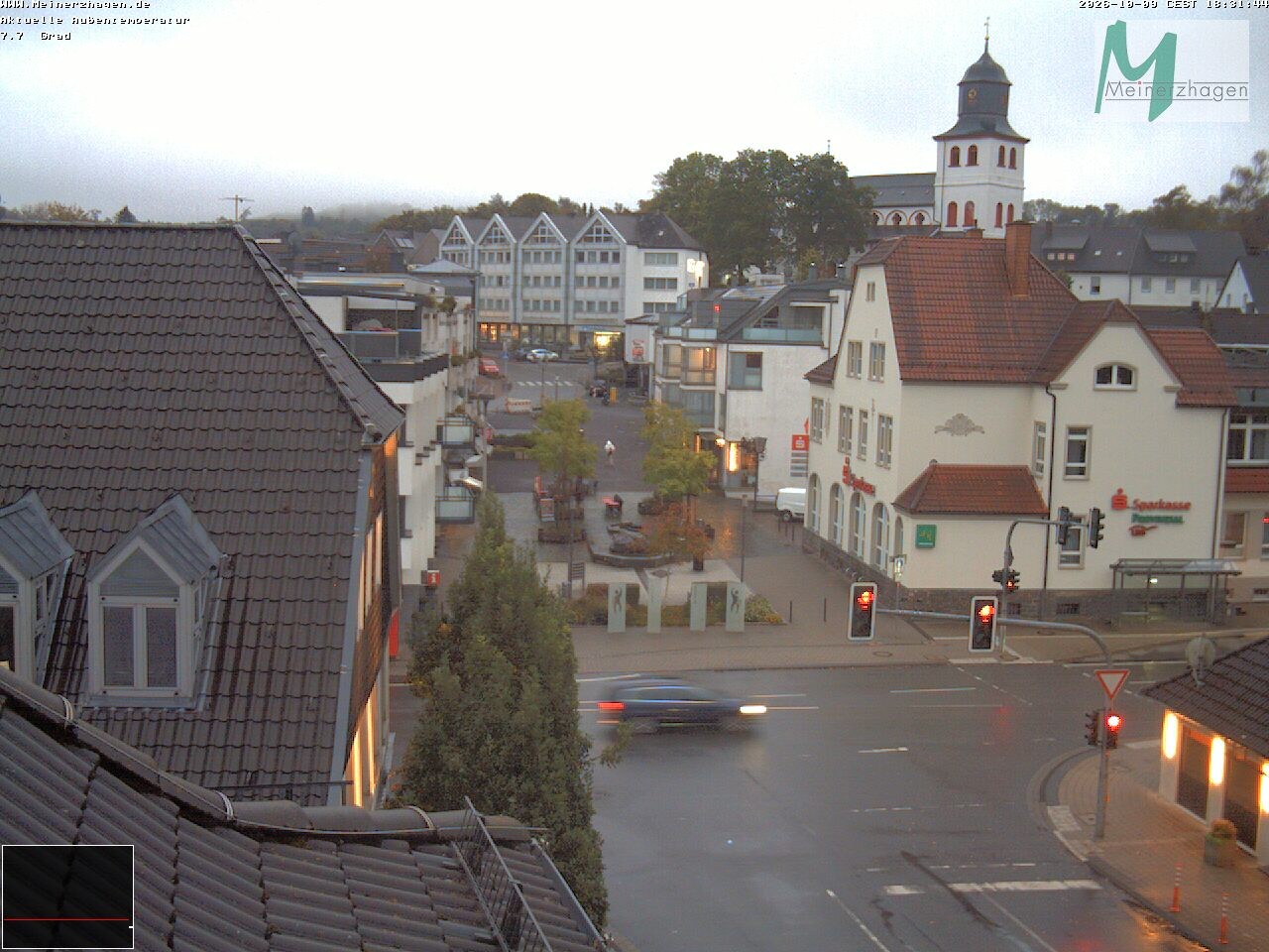 Archiv Foto Webcam Meinerzhagen: Blick vom Rathaus