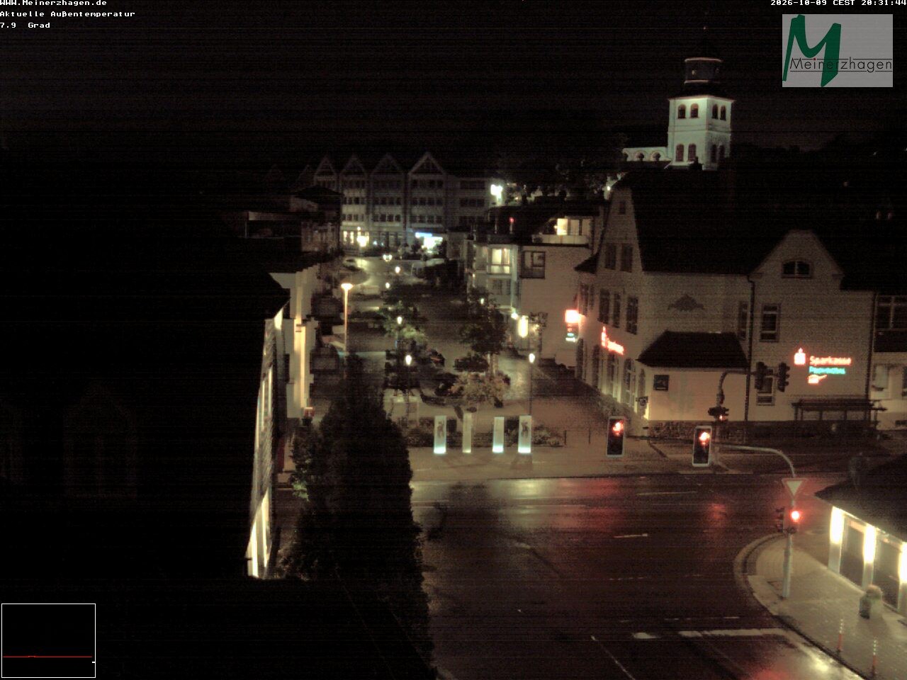 Archiv Foto Webcam Meinerzhagen: Blick vom Rathaus