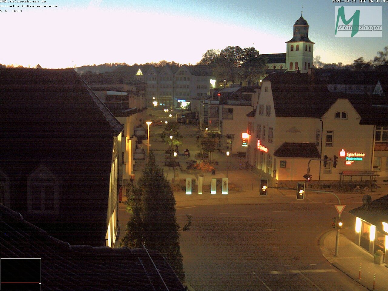 Archiv Foto Webcam Meinerzhagen: Blick vom Rathaus