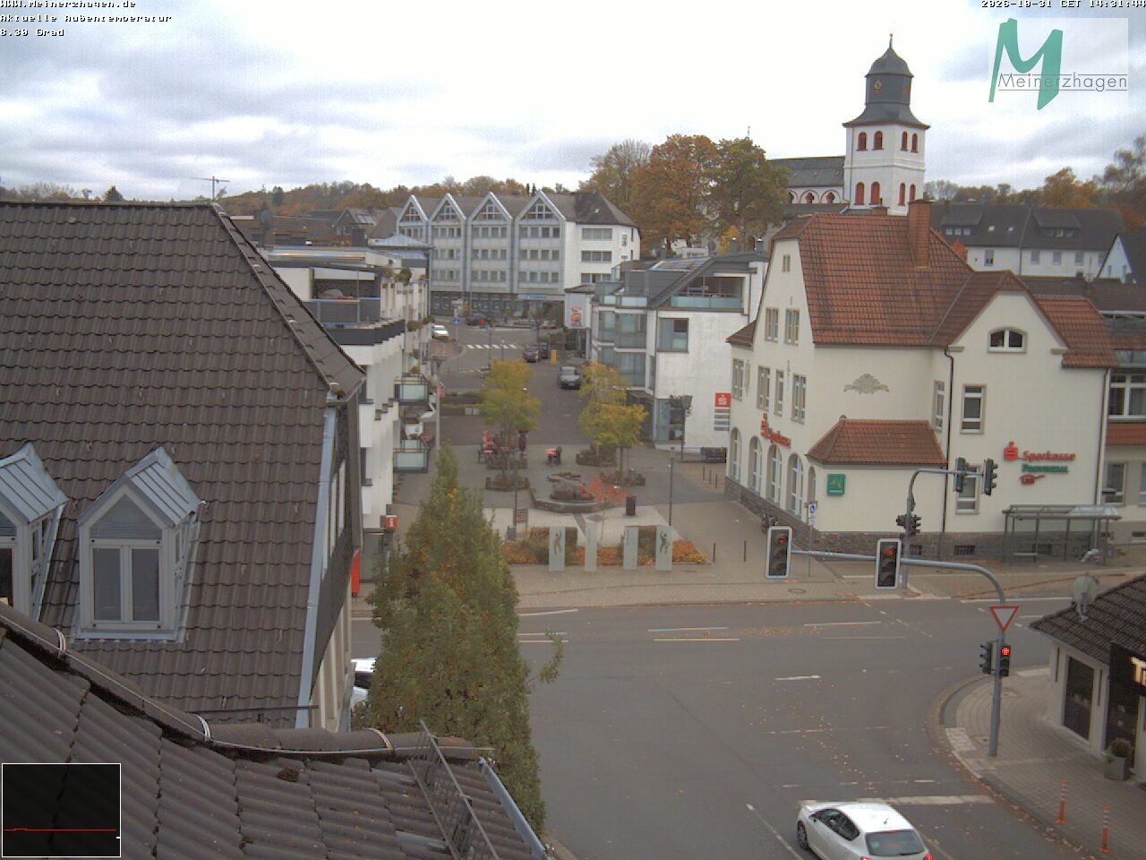 Archiv Foto Webcam Meinerzhagen: Blick vom Rathaus