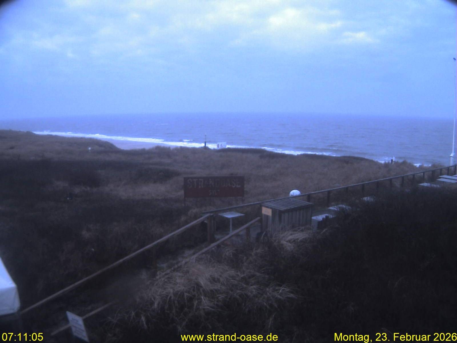 Archiv Foto Webcam Westerland auf Sylt: Restaurant Strandoase