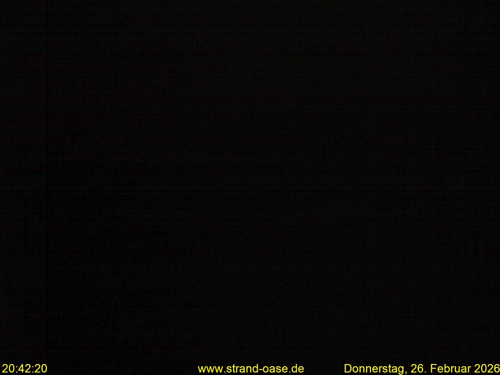 Archived image Webcam Sylt - View Restaurant Strandoase