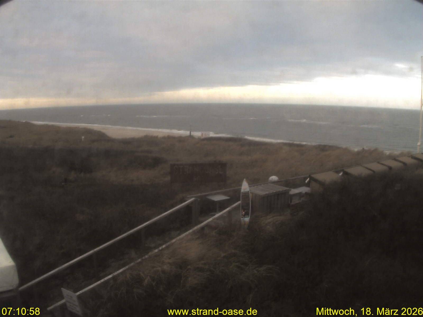 Archiv Foto Webcam Westerland auf Sylt: Restaurant Strandoase