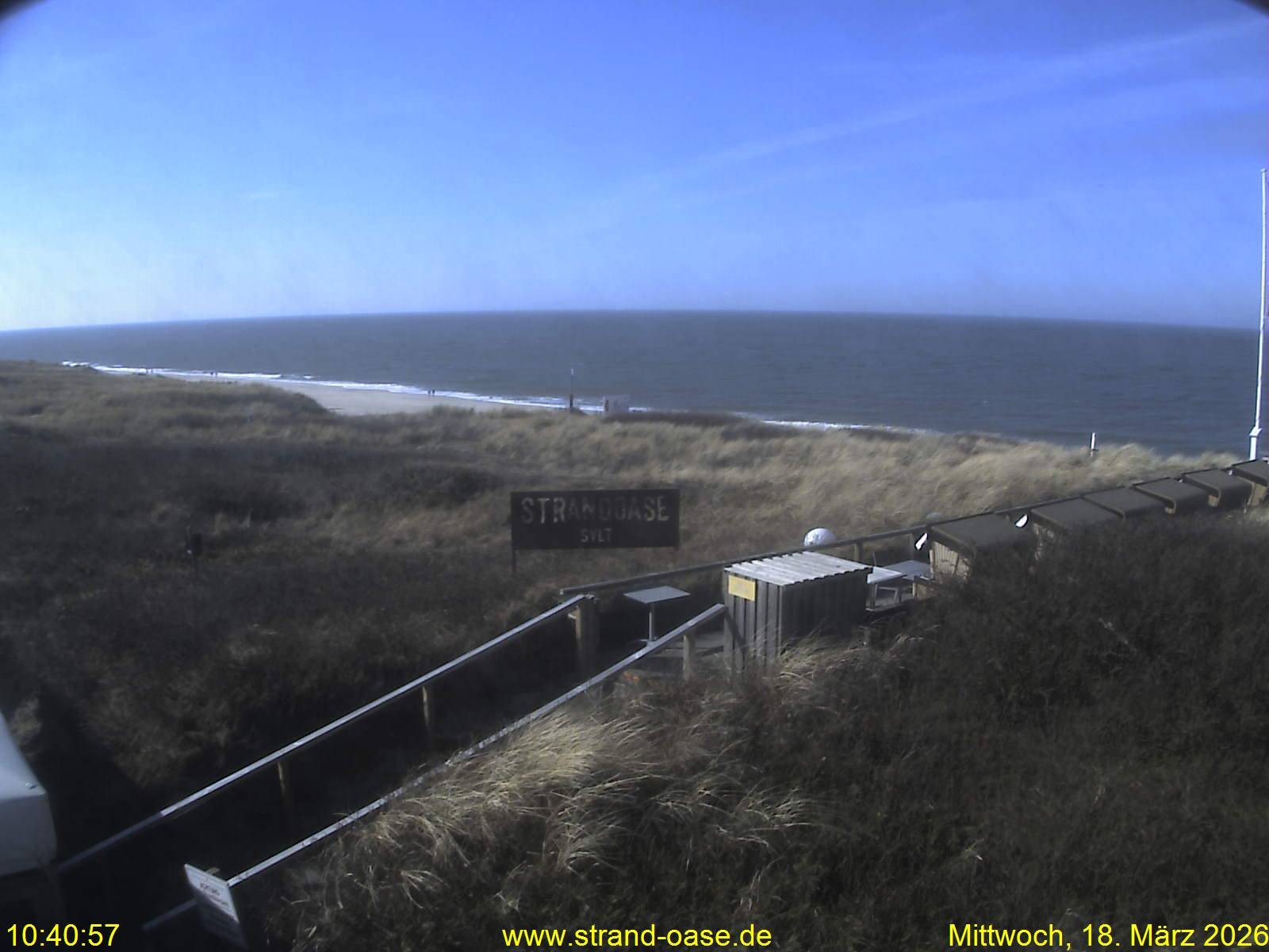 Archiv Foto Webcam Westerland auf Sylt: Restaurant Strandoase