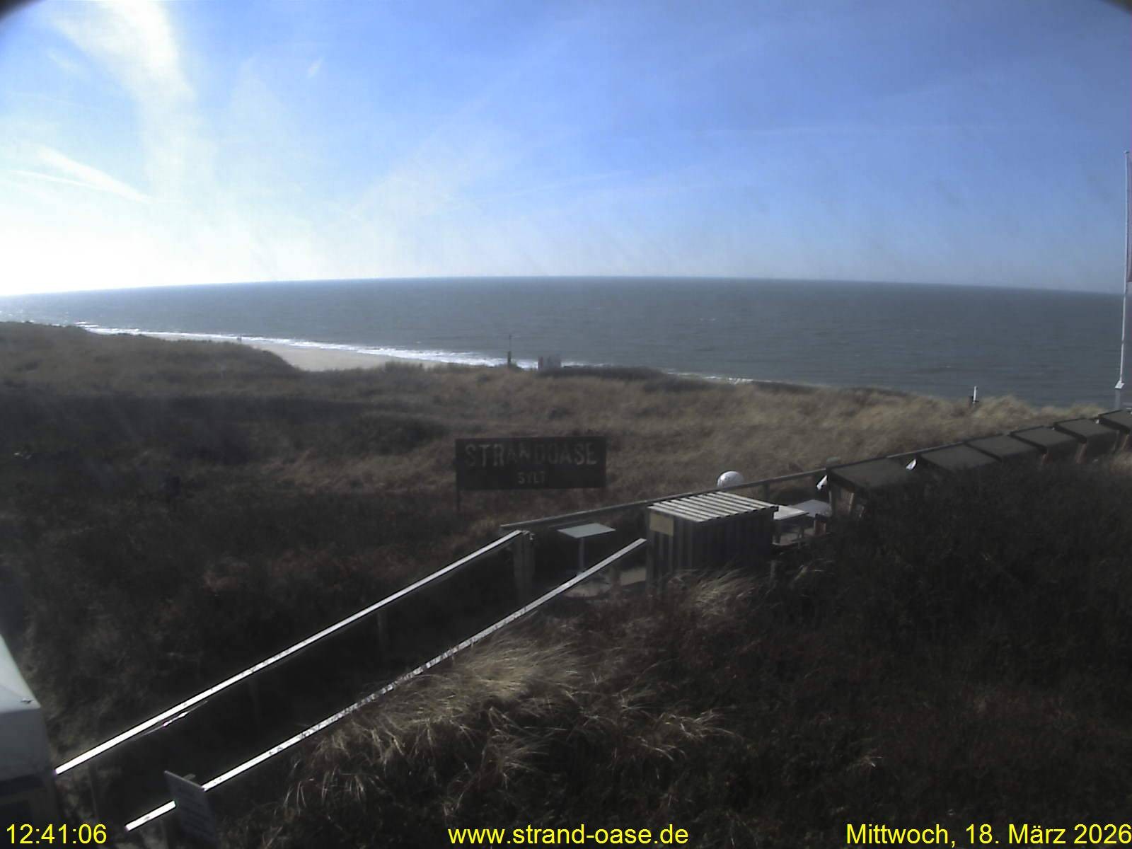 Archiv Foto Webcam Westerland auf Sylt: Restaurant Strandoase