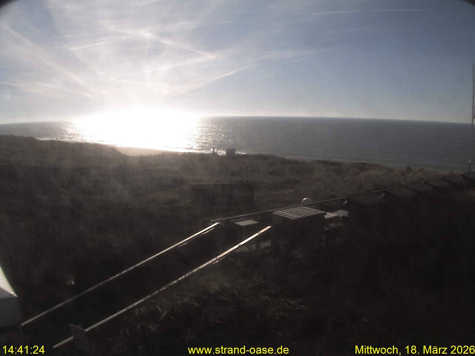 Archiv Foto Webcam Westerland auf Sylt: Restaurant Strandoase
