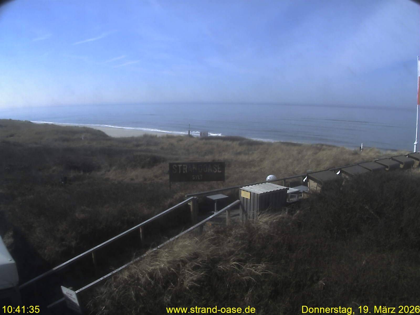 Archiv Foto Webcam Westerland auf Sylt: Restaurant Strandoase