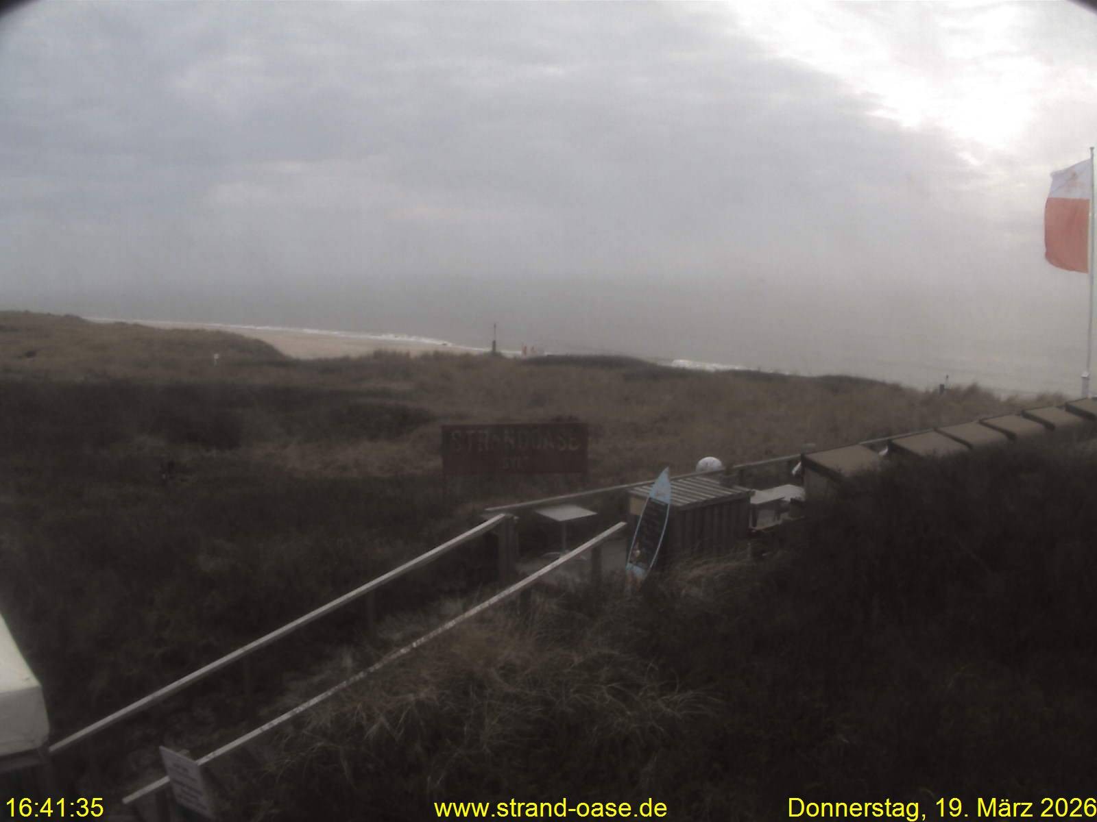 Archiv Foto Webcam Westerland auf Sylt: Restaurant Strandoase