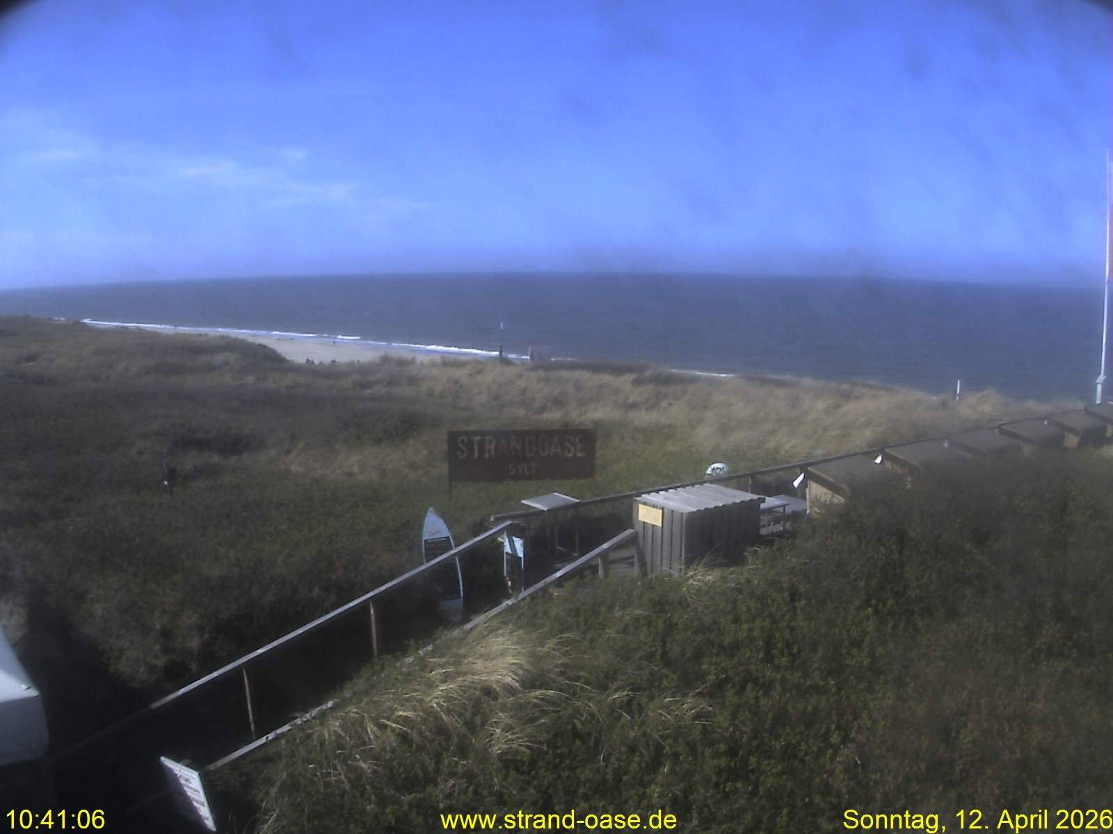 Archiv Foto Webcam Westerland auf Sylt: Restaurant Strandoase
