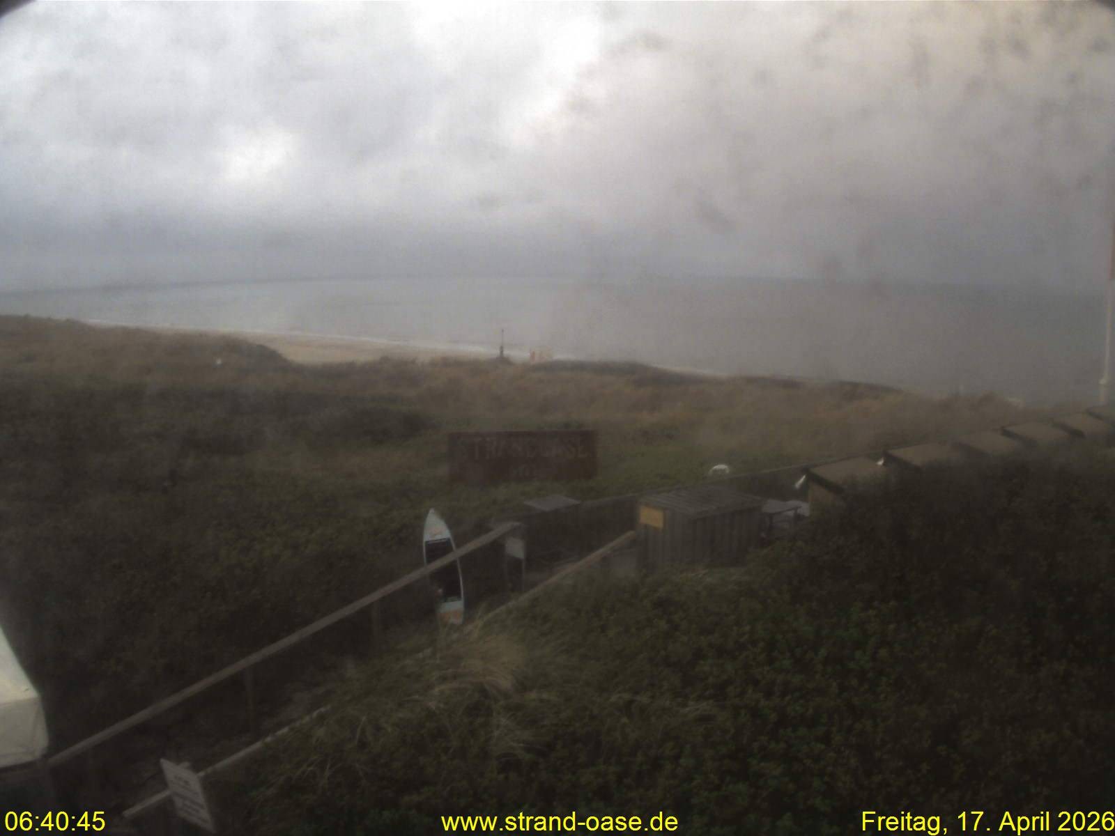 Archiv Foto Webcam Westerland auf Sylt: Restaurant Strandoase