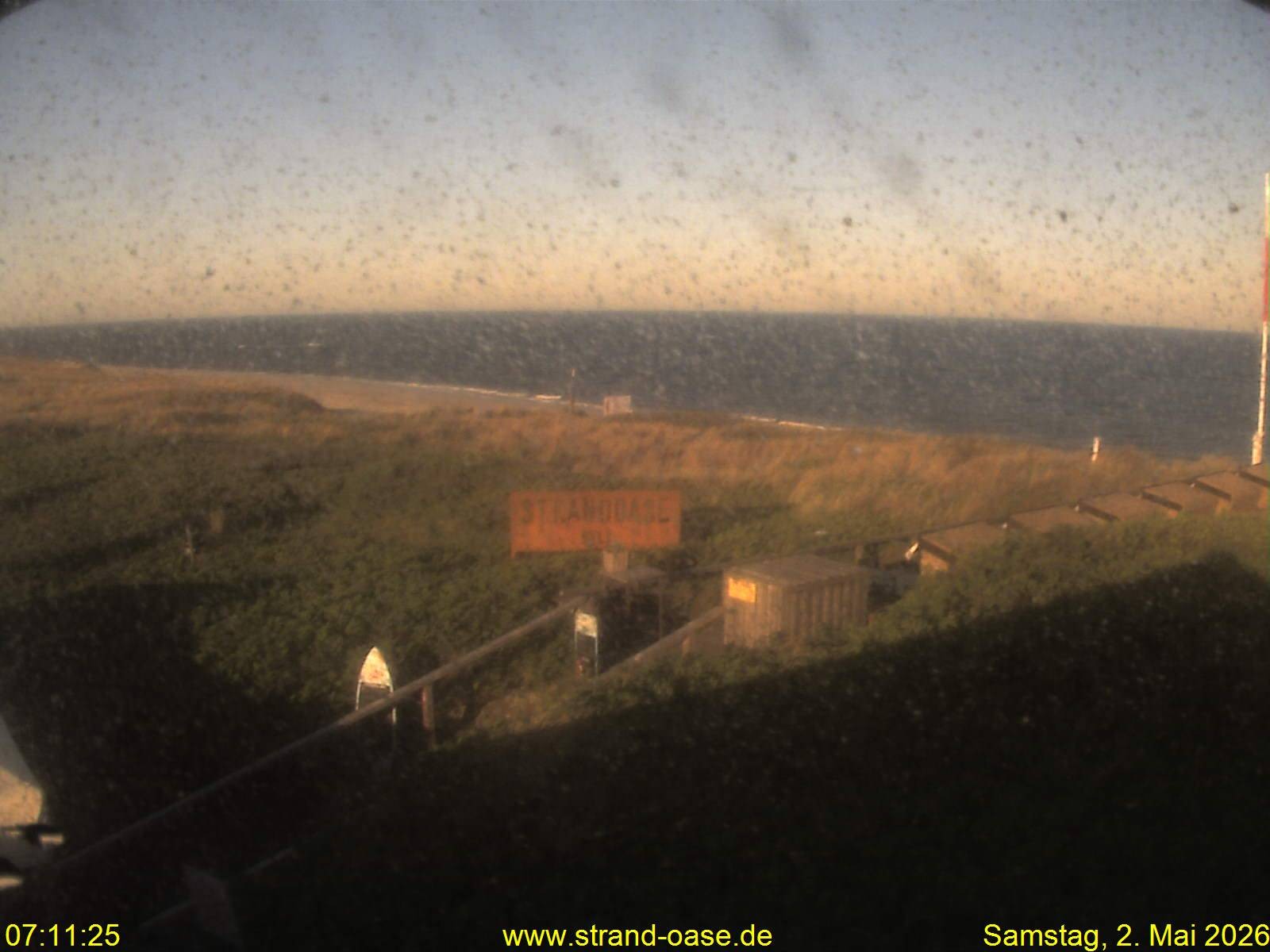 Archiv Foto Webcam Westerland auf Sylt: Restaurant Strandoase