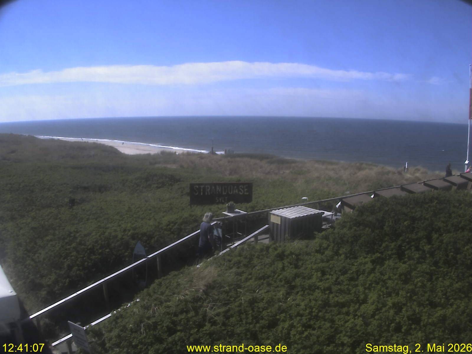 Archiv Foto Webcam Westerland auf Sylt: Restaurant Strandoase