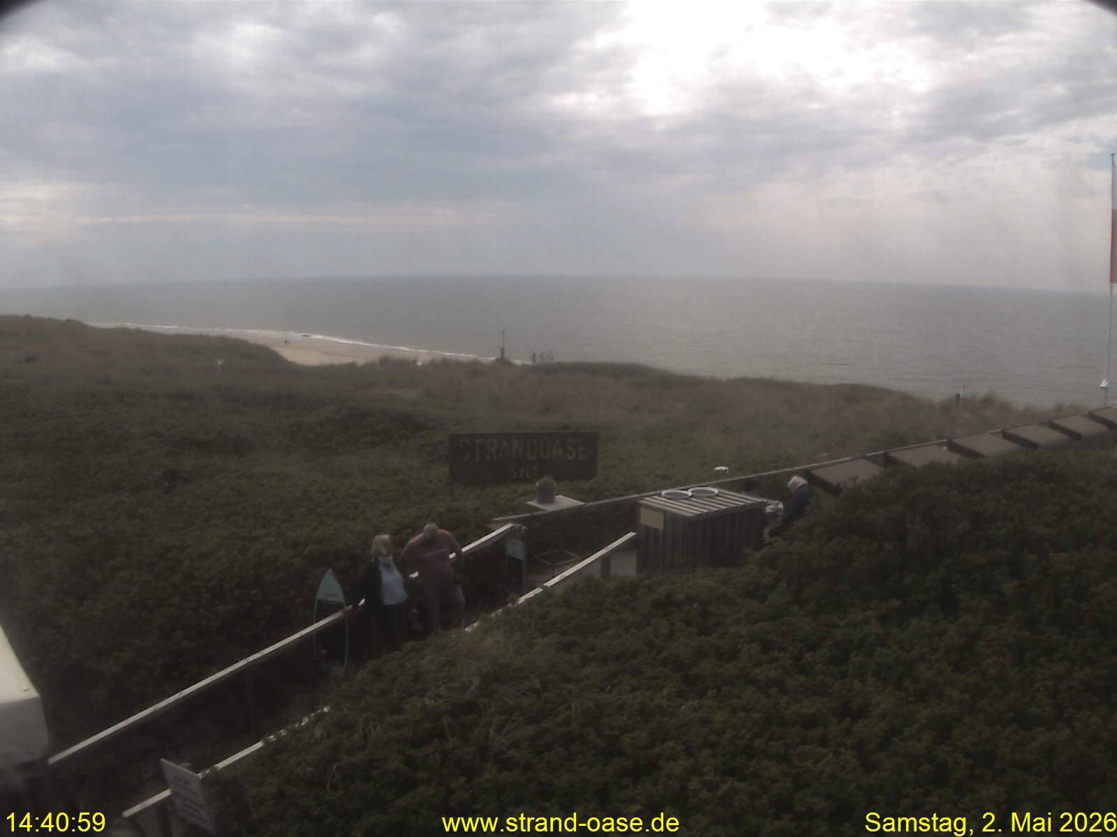 Archiv Foto Webcam Westerland auf Sylt: Restaurant Strandoase