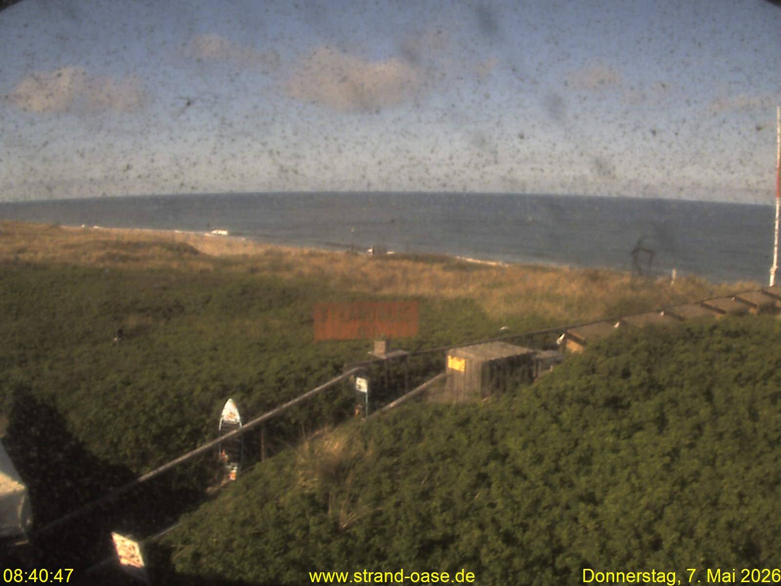 Archiv Foto Webcam Westerland auf Sylt: Restaurant Strandoase