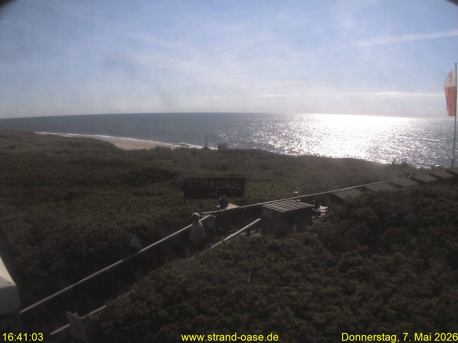 Archiv Foto Webcam Westerland auf Sylt: Restaurant Strandoase