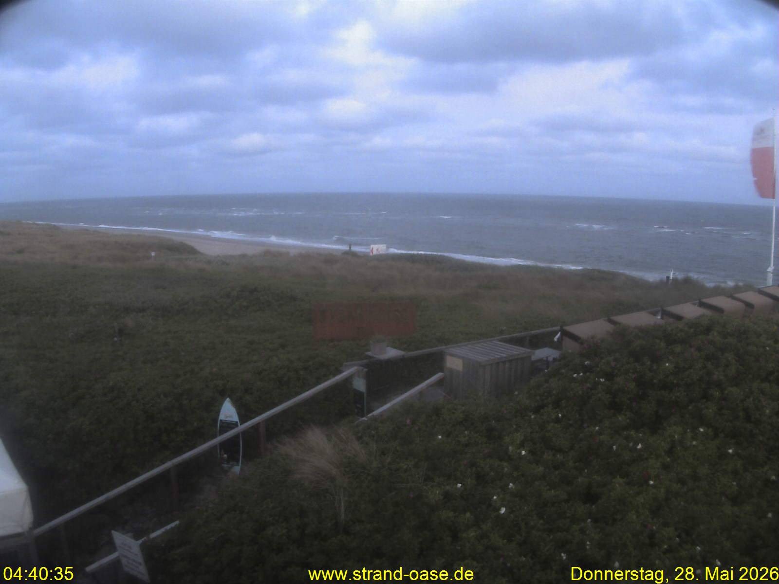 Archiv Foto Webcam Westerland auf Sylt: Restaurant Strandoase